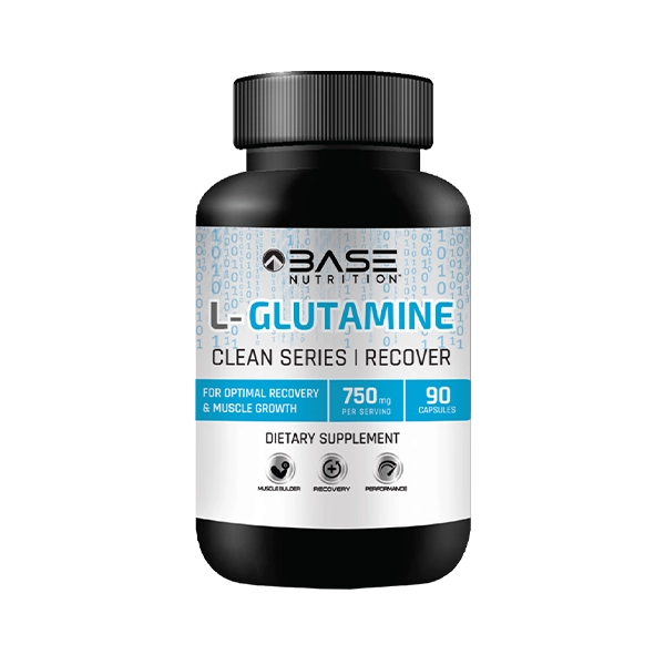 مکمل ورزشی L-Glutamine Cap برند Base Nutrition