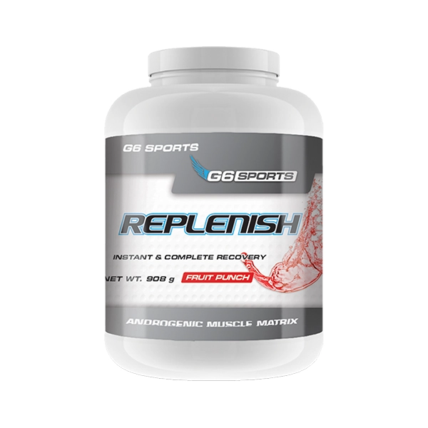 مکمل ورزشی Replenish Fruit Punch 908gr Powder برند G6 Sports